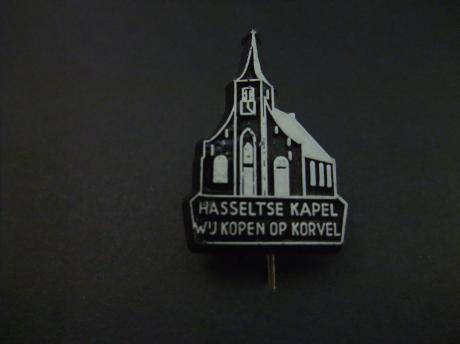 Ondernemersvereniging Korvel Vooruit - Tilburg, Hasseltse kapel ( Kapel Onze Lieve Vrouw Visitatie)oudste religieuze monument , zwart